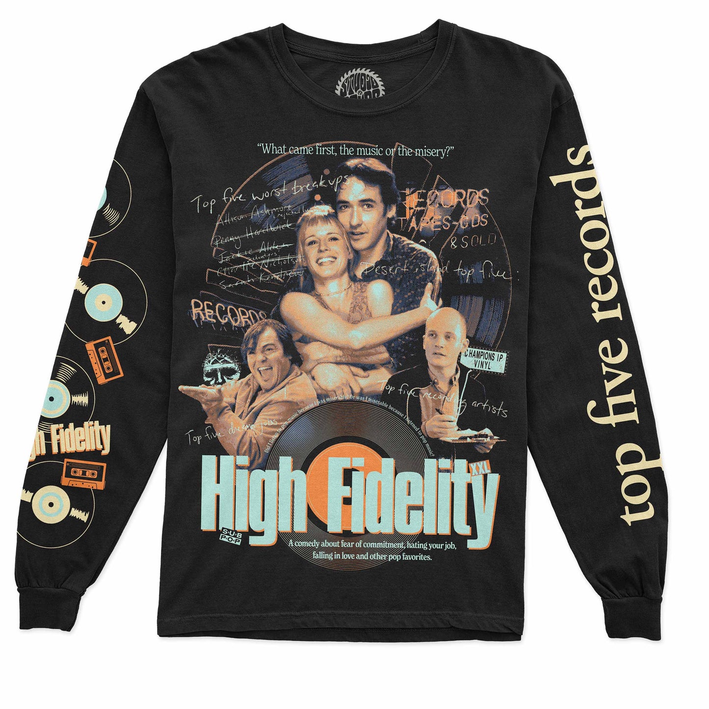 TOP FIVE RECORDS LONG SLEEVE