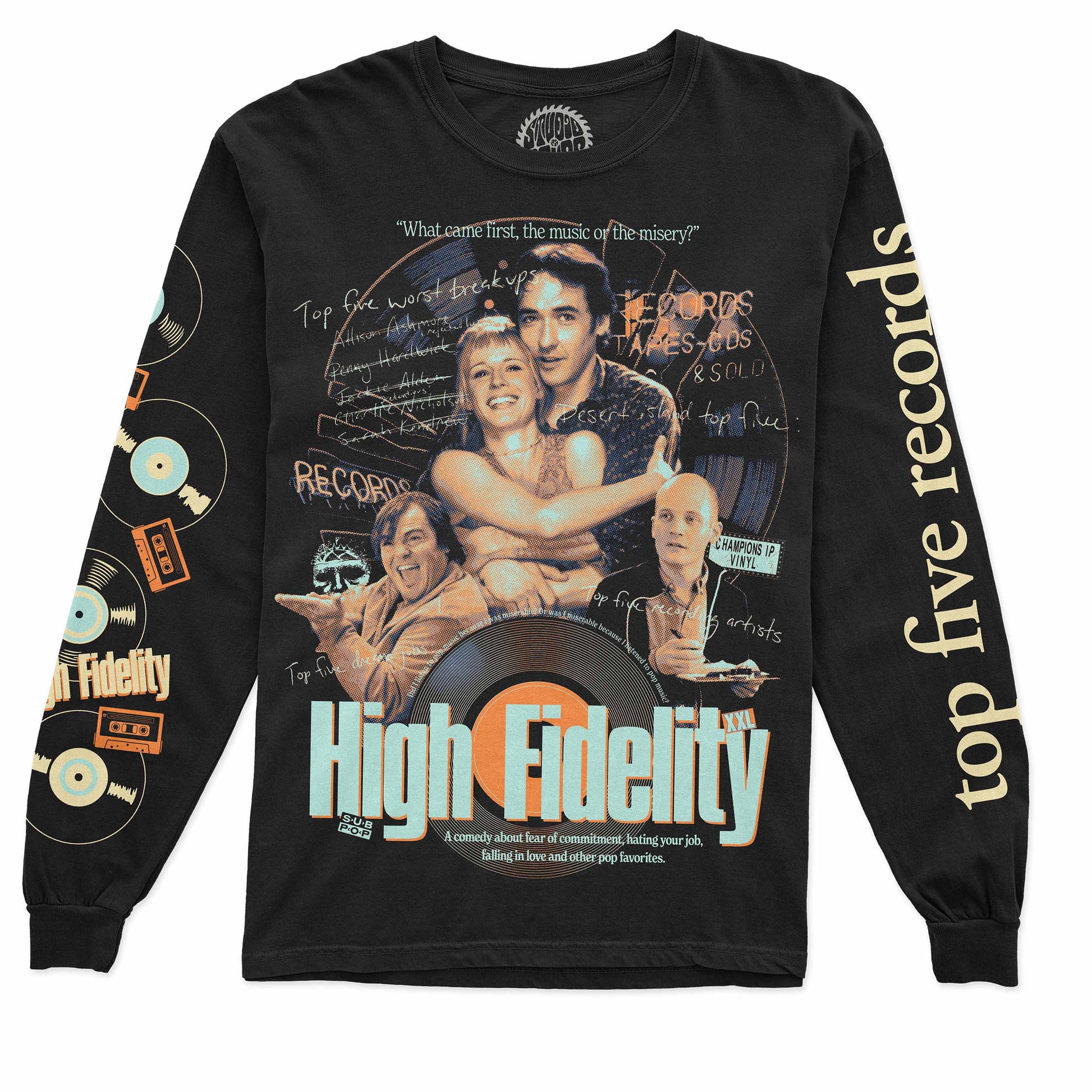 TOP FIVE RECORDS LONG SLEEVE