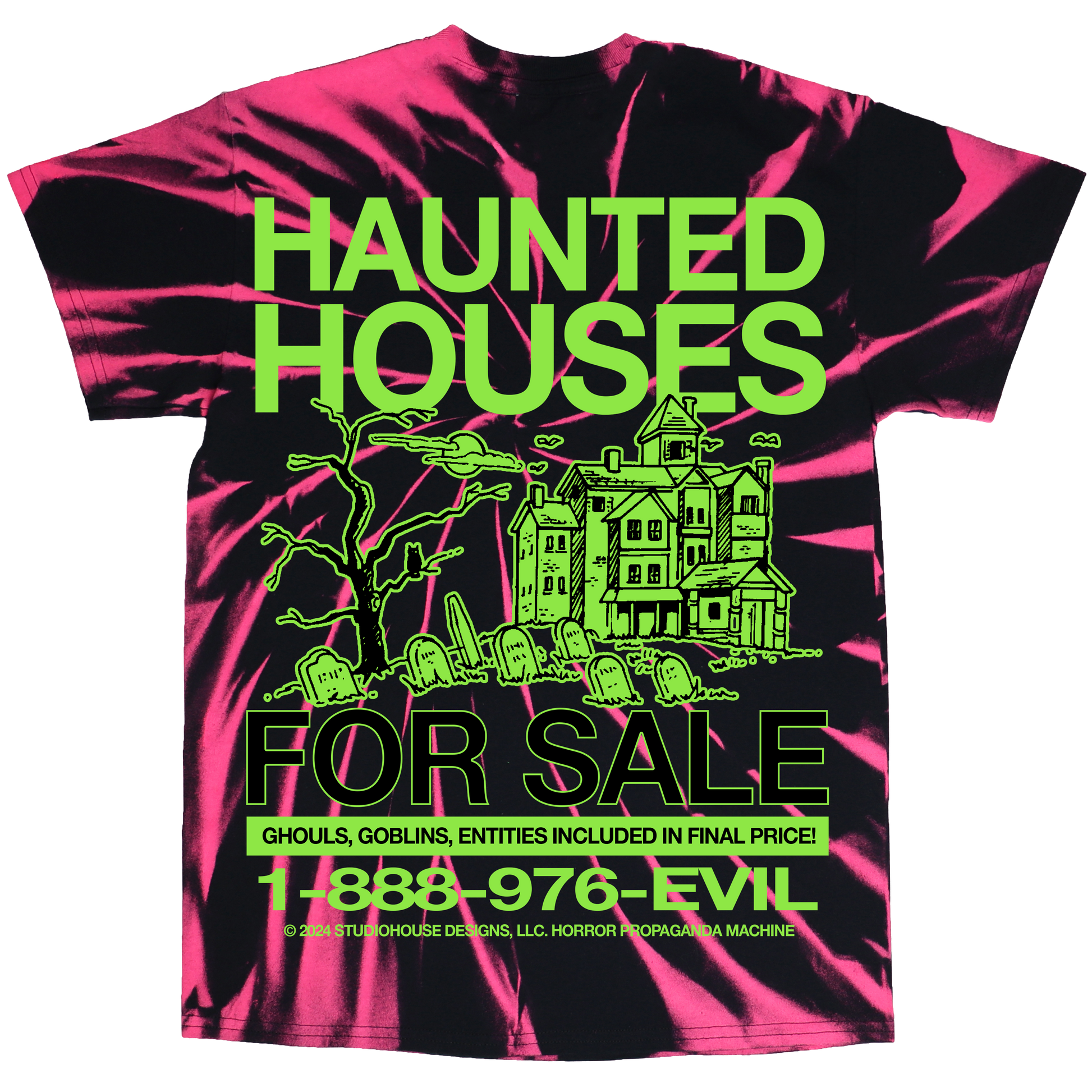 HAUNTED HOUSES TIEDYE