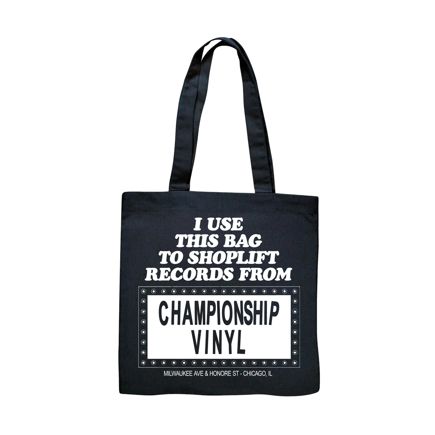 CHAMPIONSHIP VINYL TOTE BAG