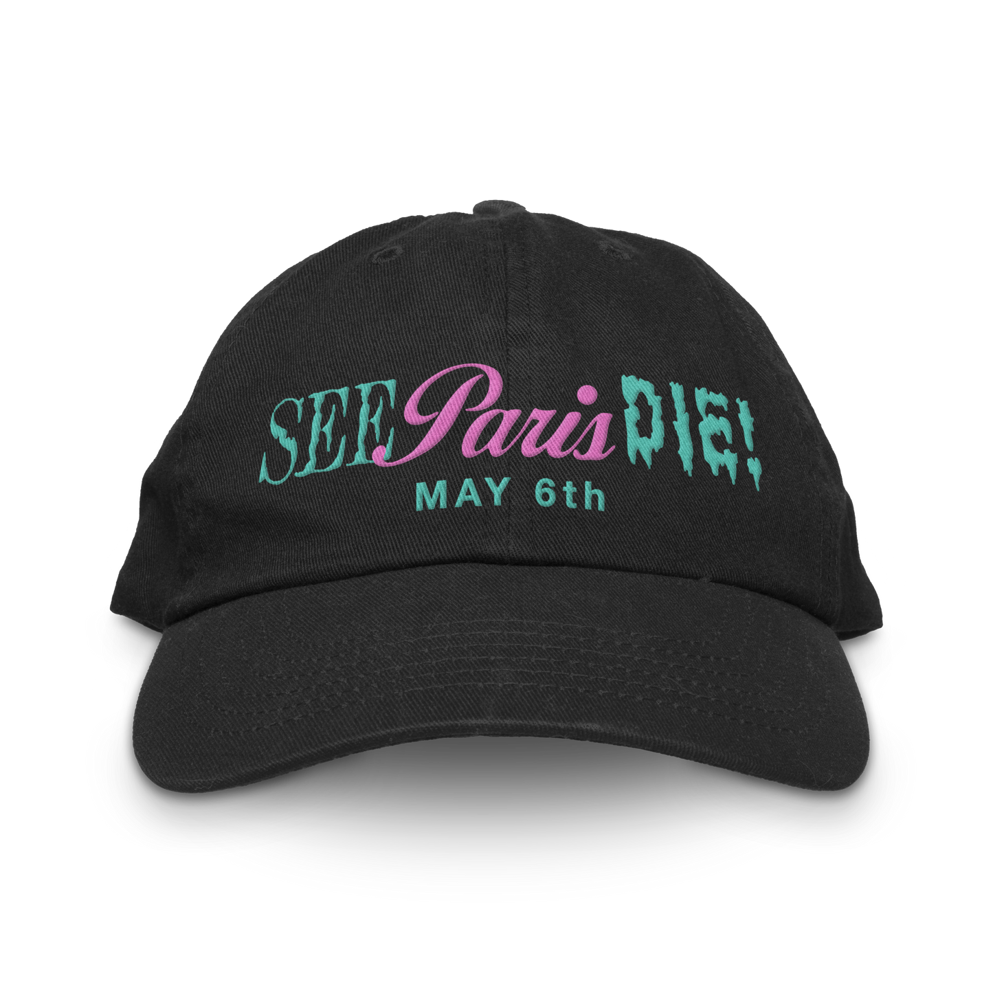 PARIS BLACK DAD HAT