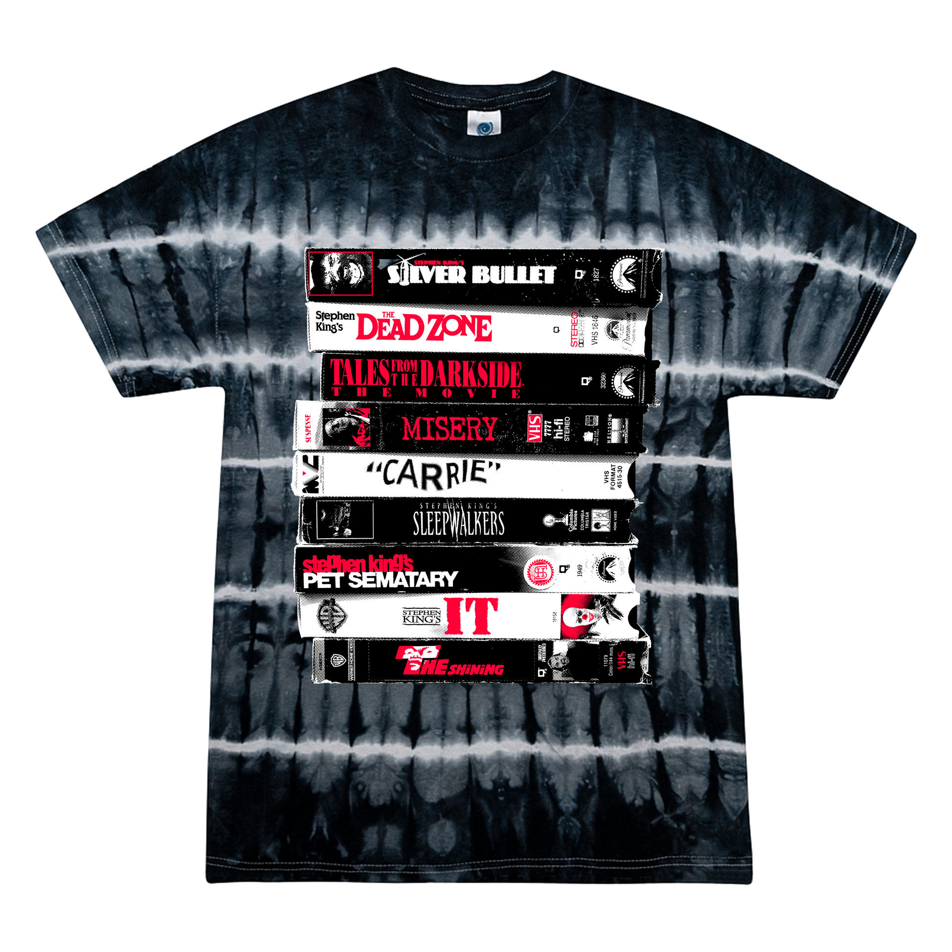 STEPHEN KING STACK TIEDYE