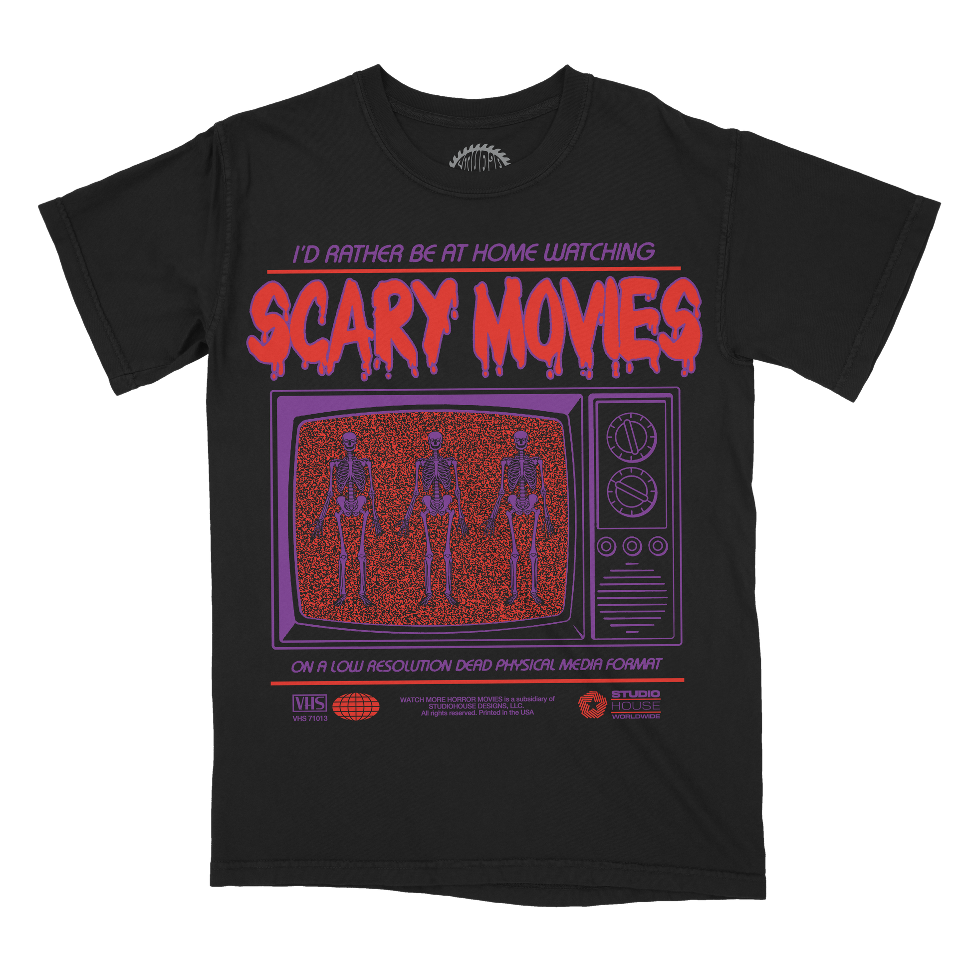 SCARY MOVIES TEE