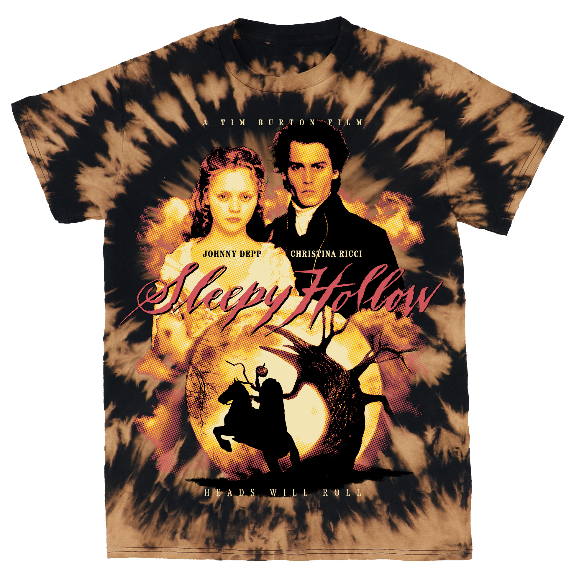 HEADS WILL ROLL TIEDYE (COLOR OPTIONS AVAILABLE)
