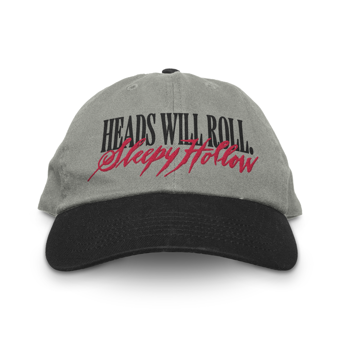 HEADS WILL ROLL GREY DAD HAT