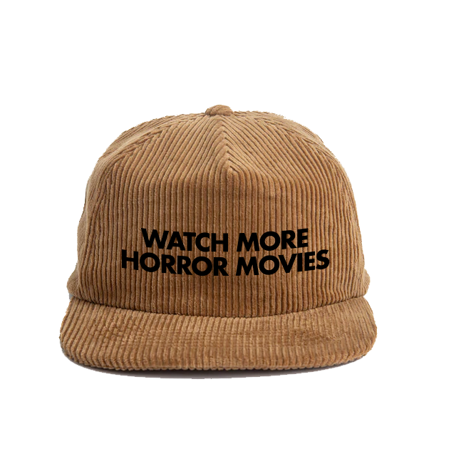"WATCH MORE" KHAKI CORDUROY HAT