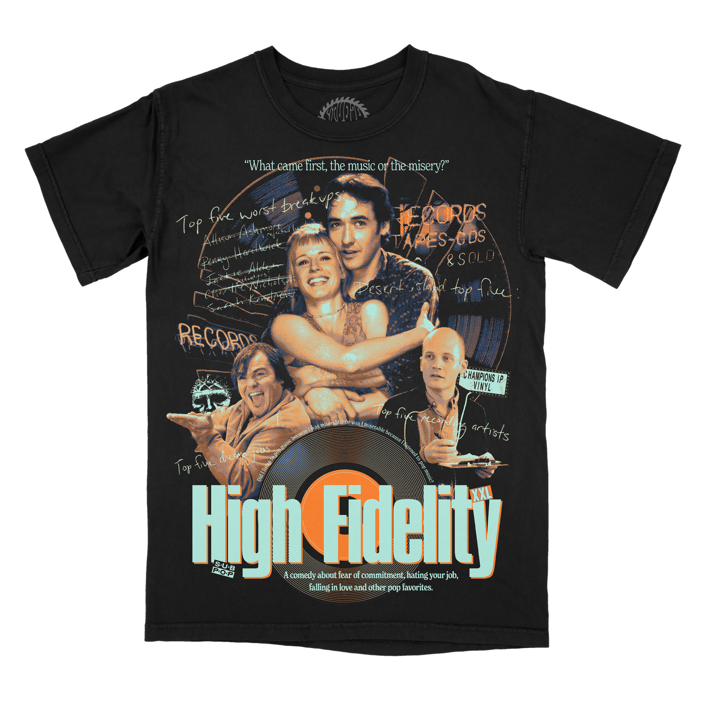 TOP FIVE RECORDS TEE