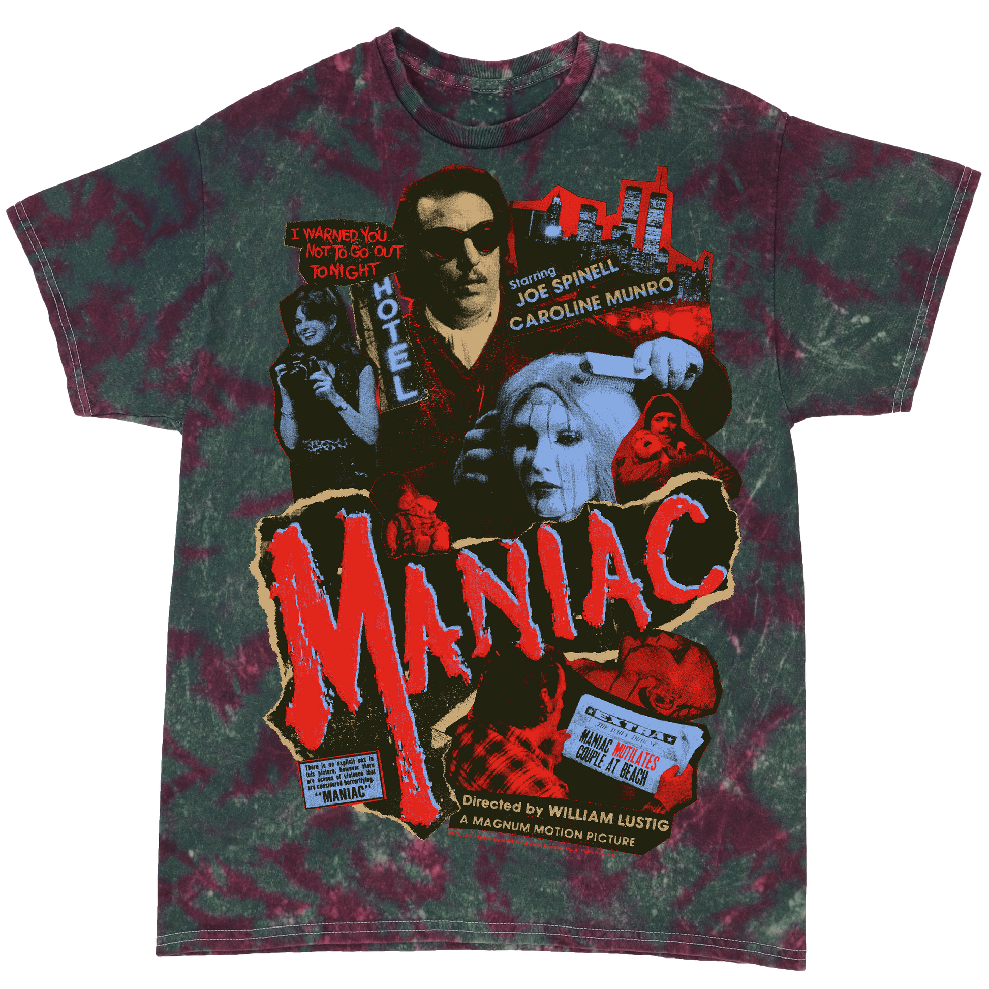 MANIAC FLYER TIEDYE (COLOR OPTIONS AVAILABLE!)