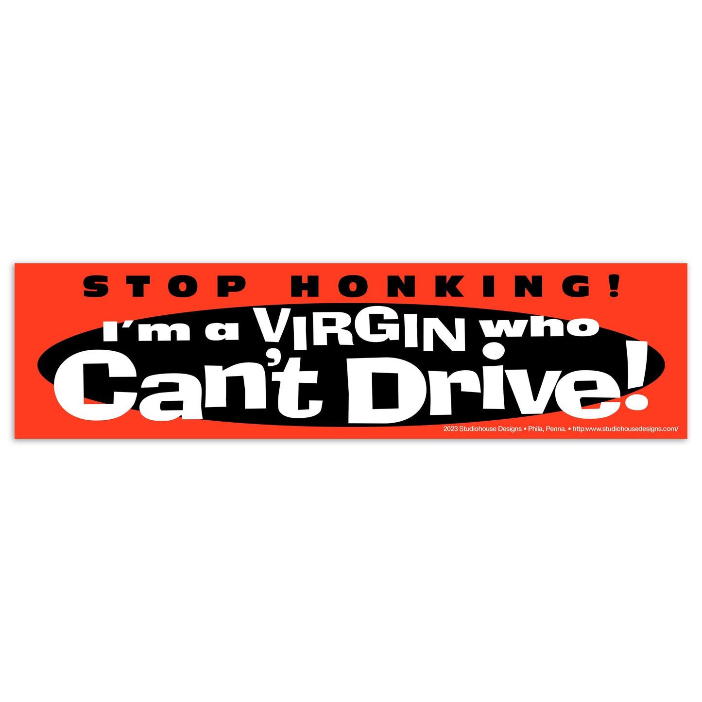CLUELESS BUMPER STICKER
