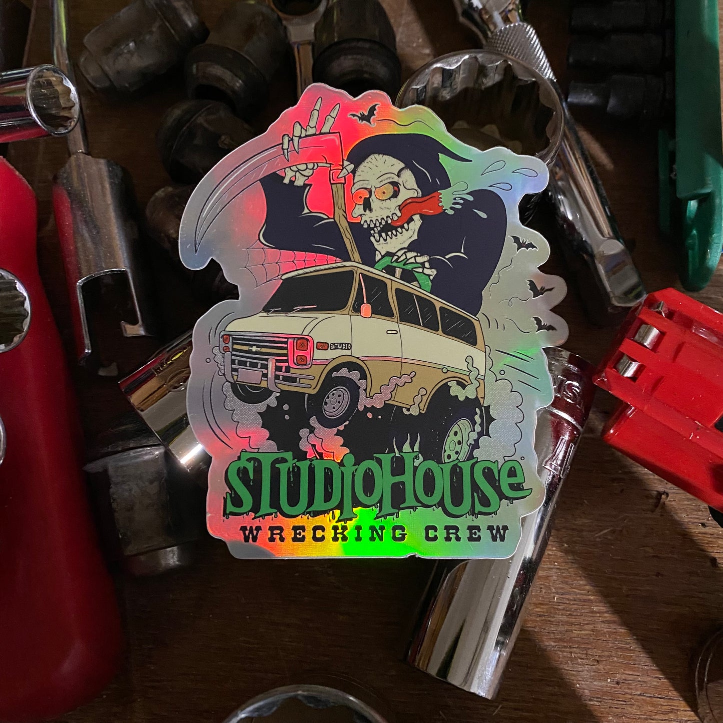 WRECKING CREW VAN STICKER
