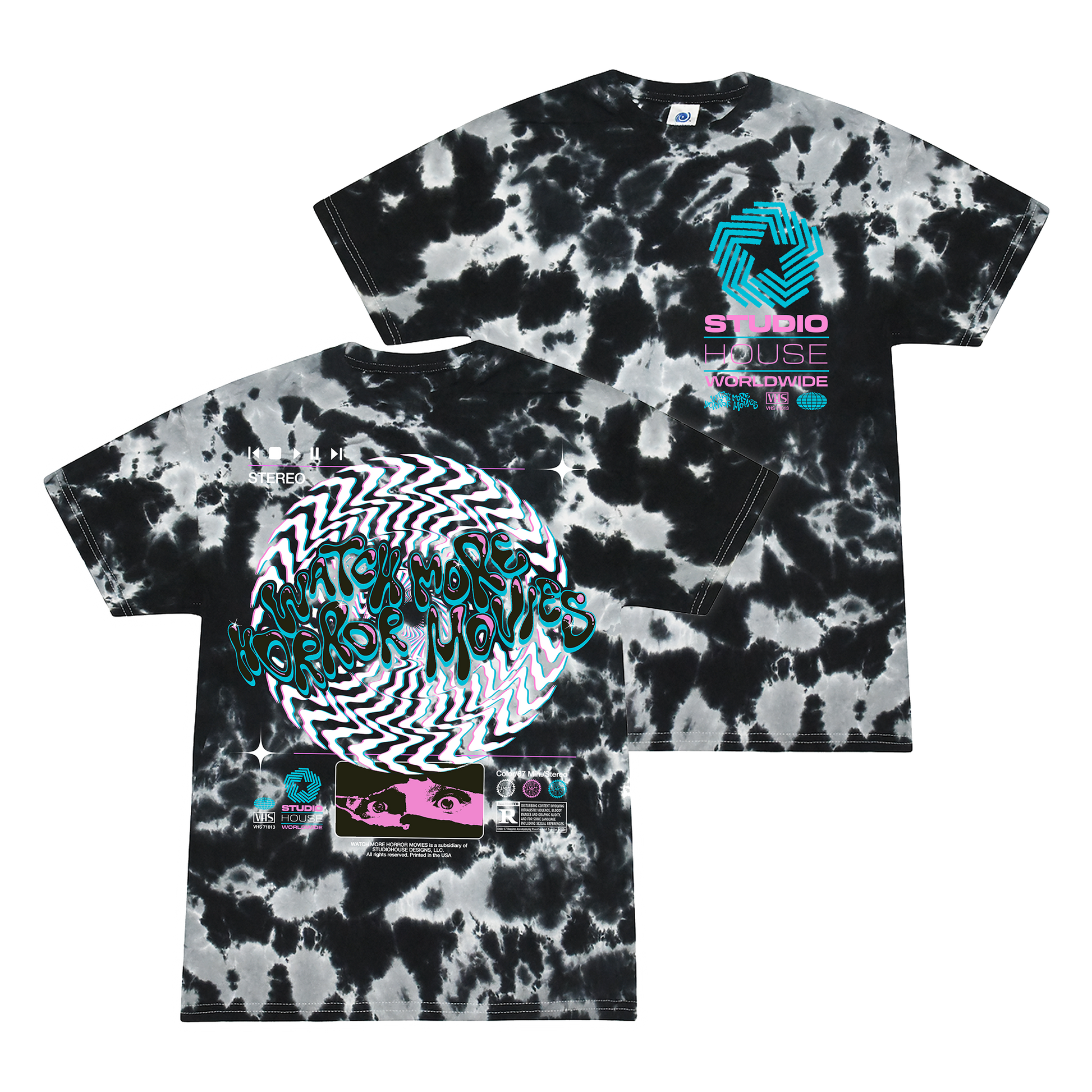 "WATCH MORE" TIEDYE