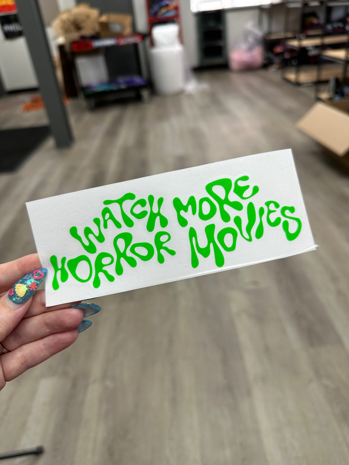 "WATCH MORE" VINYL DECAL - NEW DESIGN & COLOR OPTIONS!