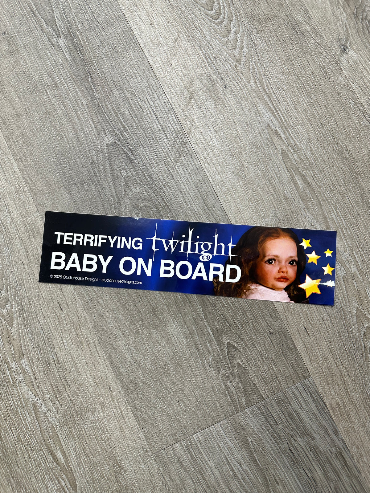 BABY ON BOARD BUMPER STICKER