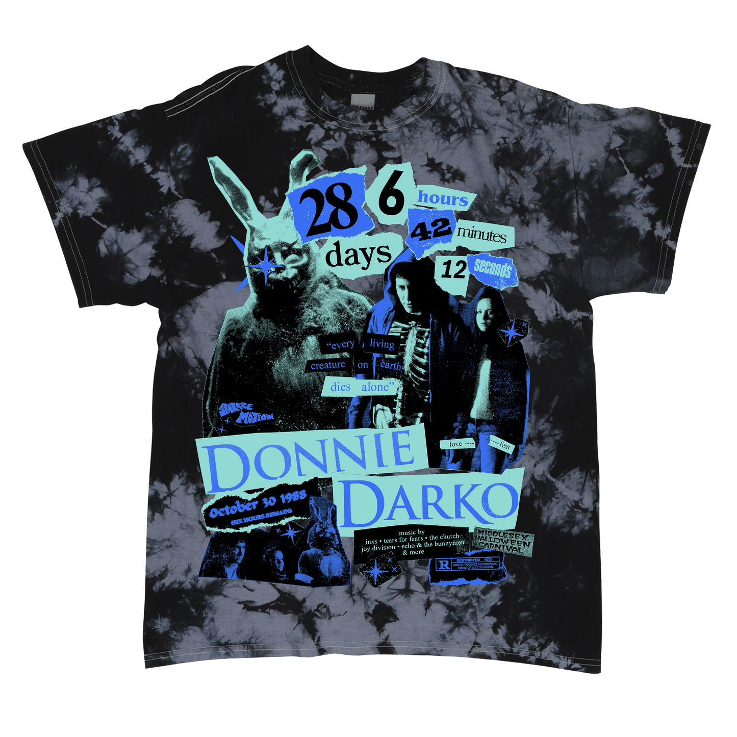 DONNIE DARKO TIEDYE (LIMITED! COLOR OPTIONS AVAILABLE!)