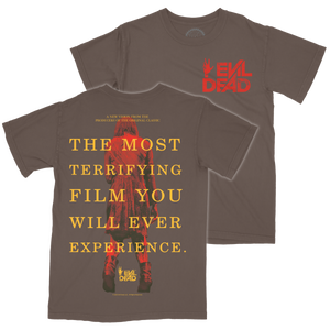 EVIL DEAD (2013) TEASER BROWN TEE PREORDER
