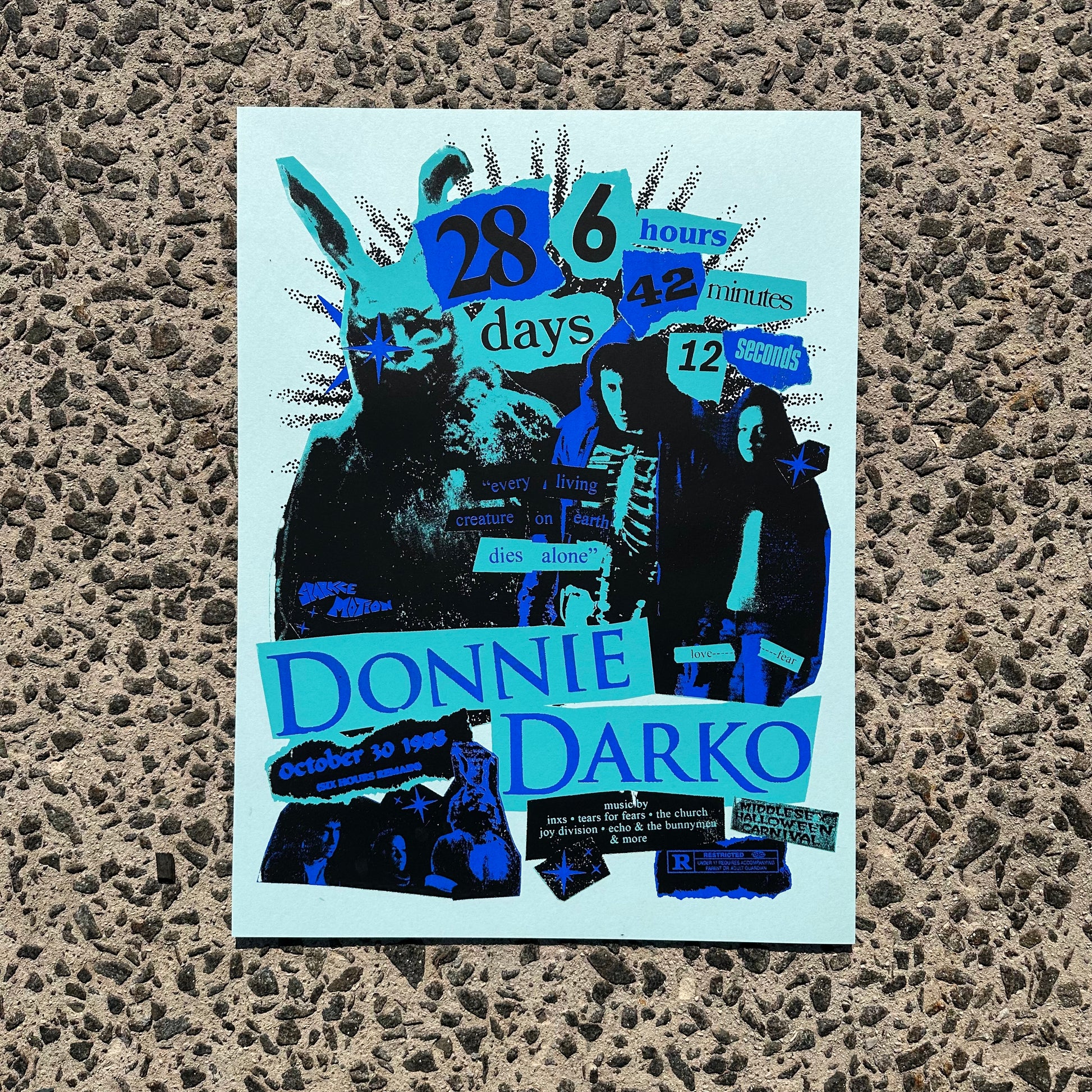 DONNIE DARKO BLUE POSTER