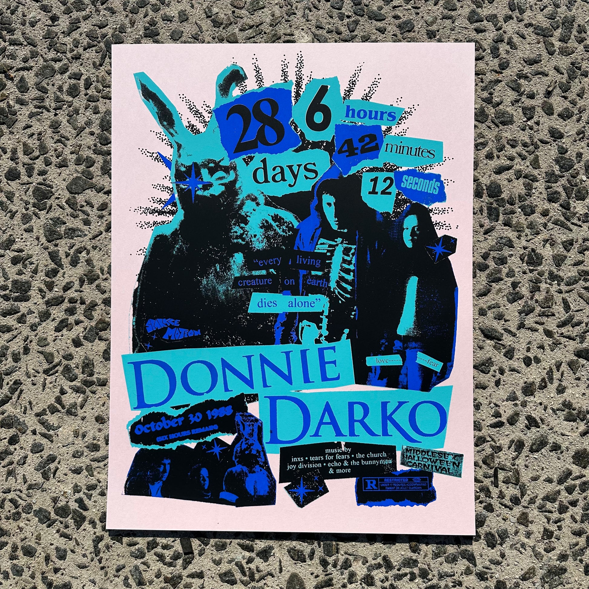 DONNIE DARKO PINK POSTER