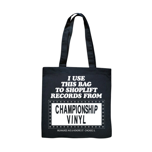 CHAMPIONSHIP VINYL TOTE BAG
