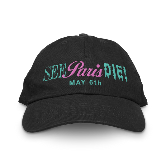 PARIS BLACK DAD HAT