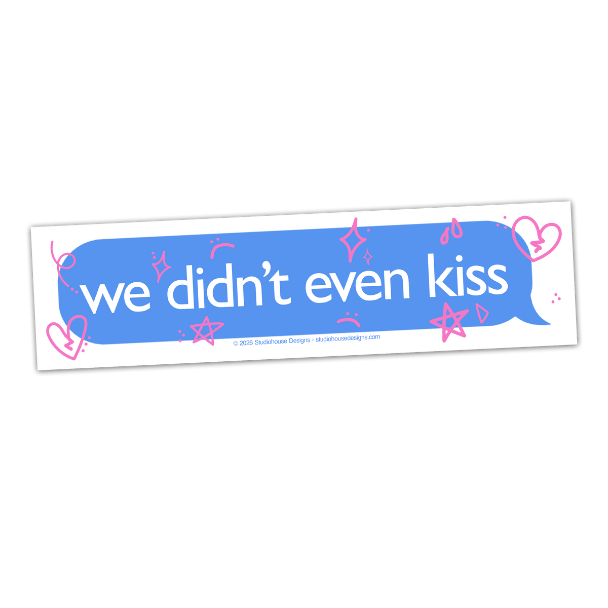 KISS BUMPER STICKER