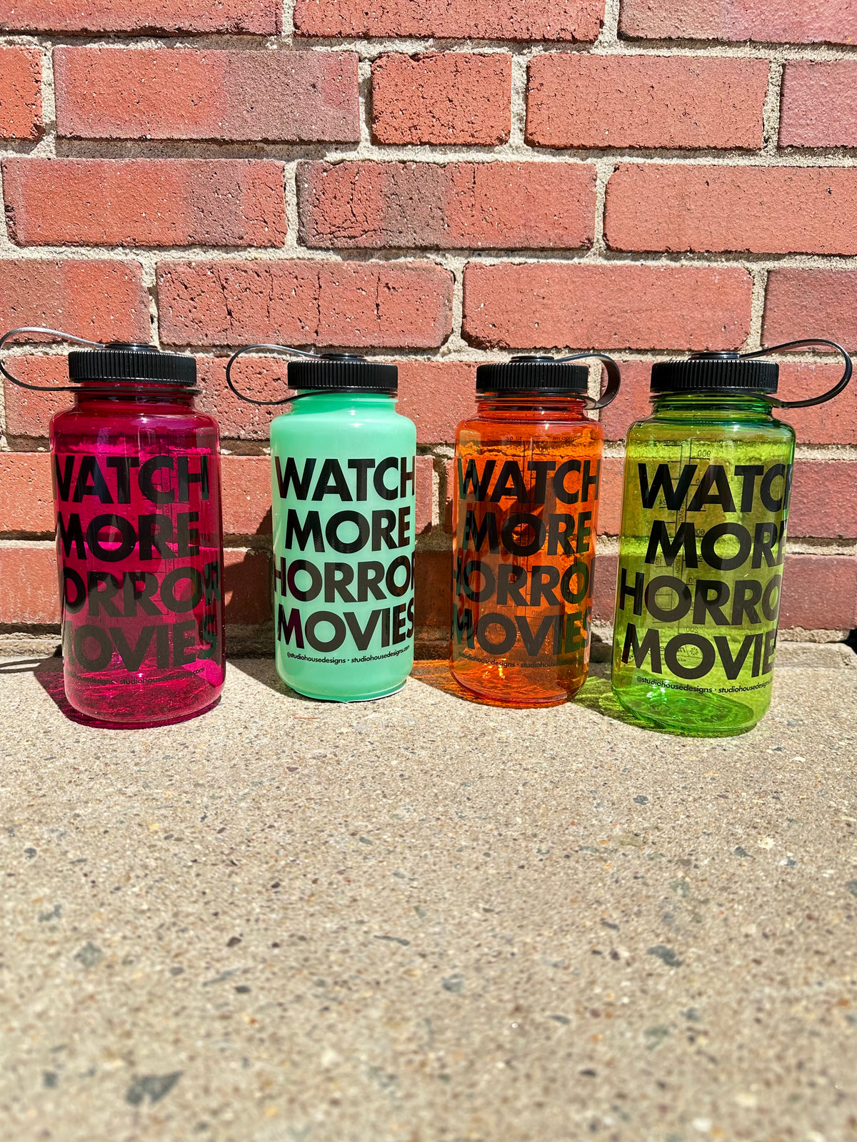 "WATCH MORE" NALGENE WATER BOTTLES (COLOR OPTIONS!)