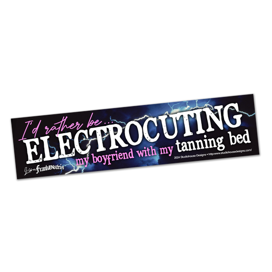 LISA FRANKENSTEIN BUMPER STICKER