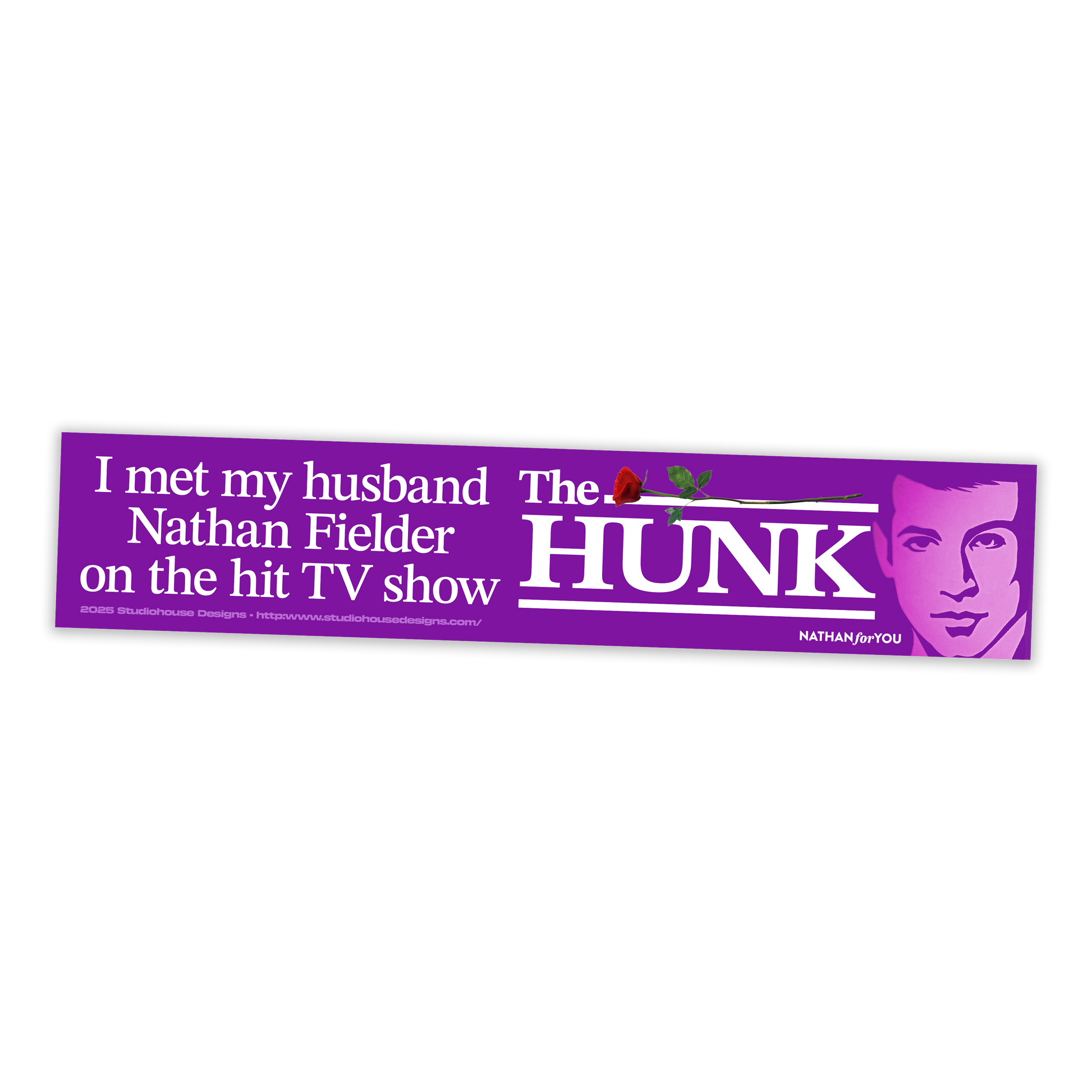 THE HUNK BUMPER STICKER