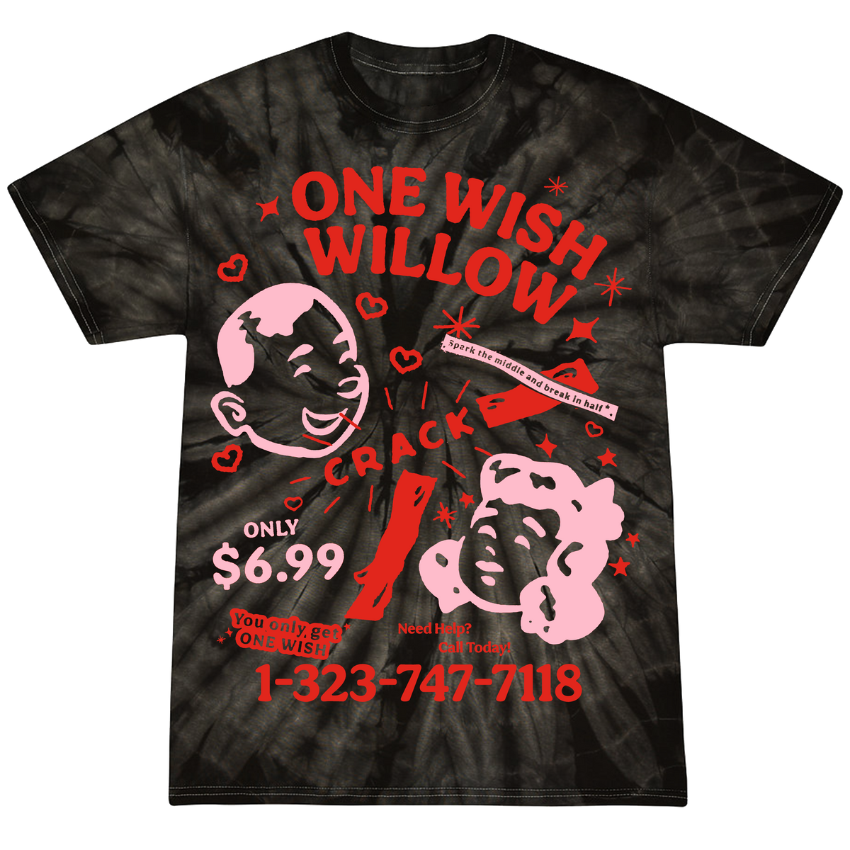 WISH BLACK TIEDYE PREORDER