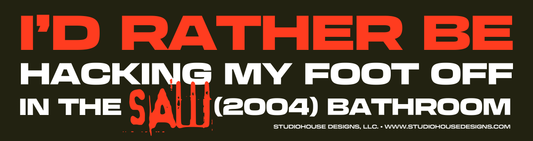 SAW BUMPER STICKER