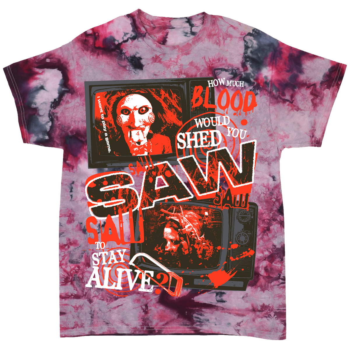 STAY ALIVE TIEDYE (COLOR OPTIONS, LIMITED!)