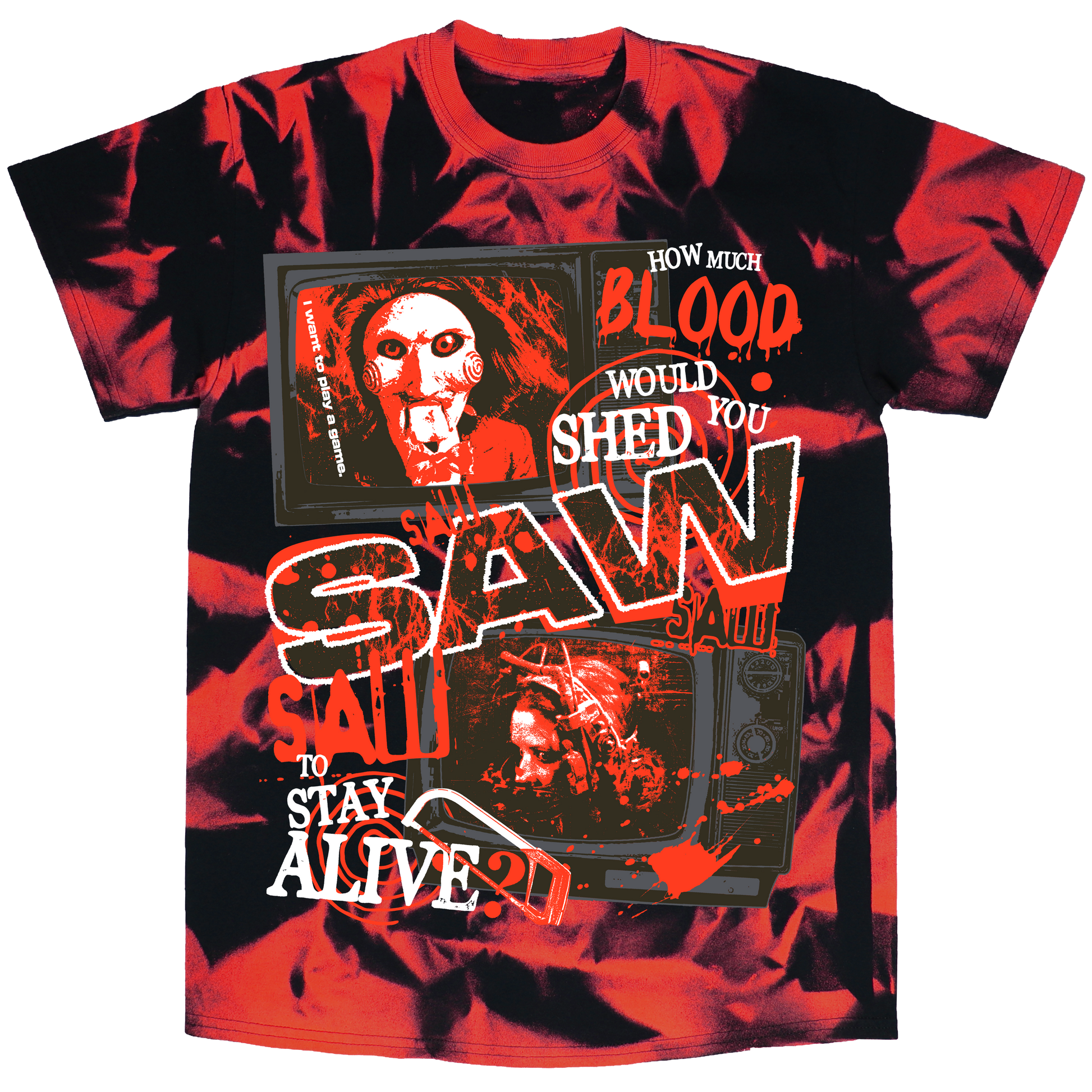 STAY ALIVE TIEDYE (COLOR OPTIONS, LIMITED!)