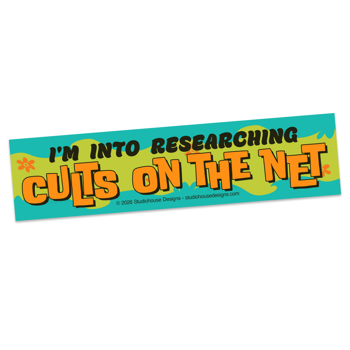 SCOOBY BUMPER STICKER PREORDER