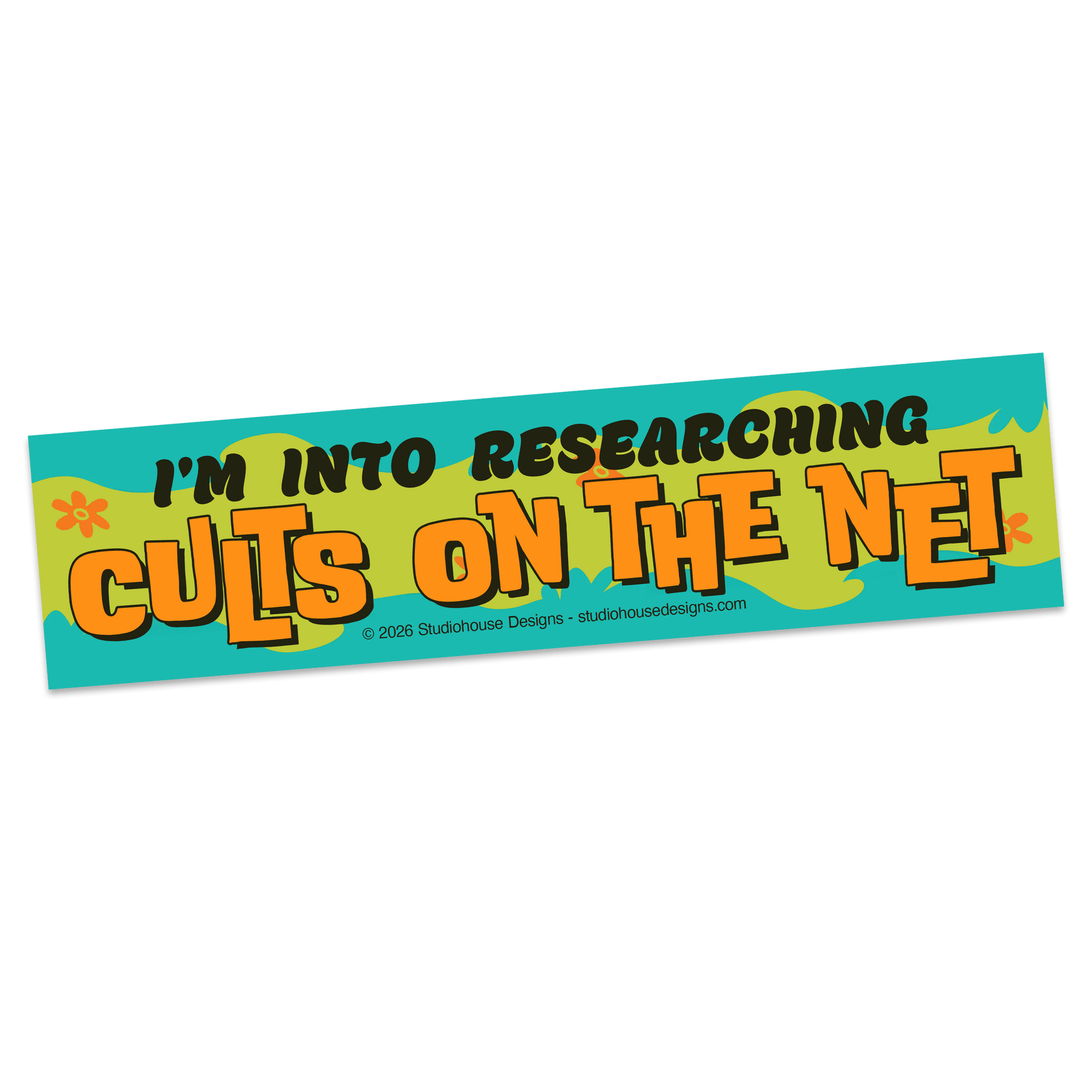 SCOOBY BUMPER STICKER PREORDER