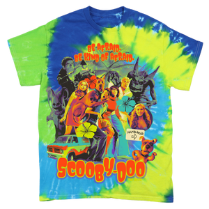 SPOOKY ISLAND BLUE/GREEN TIEDYE