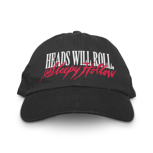 HEADS WILL ROLL BLACK DAD HAT