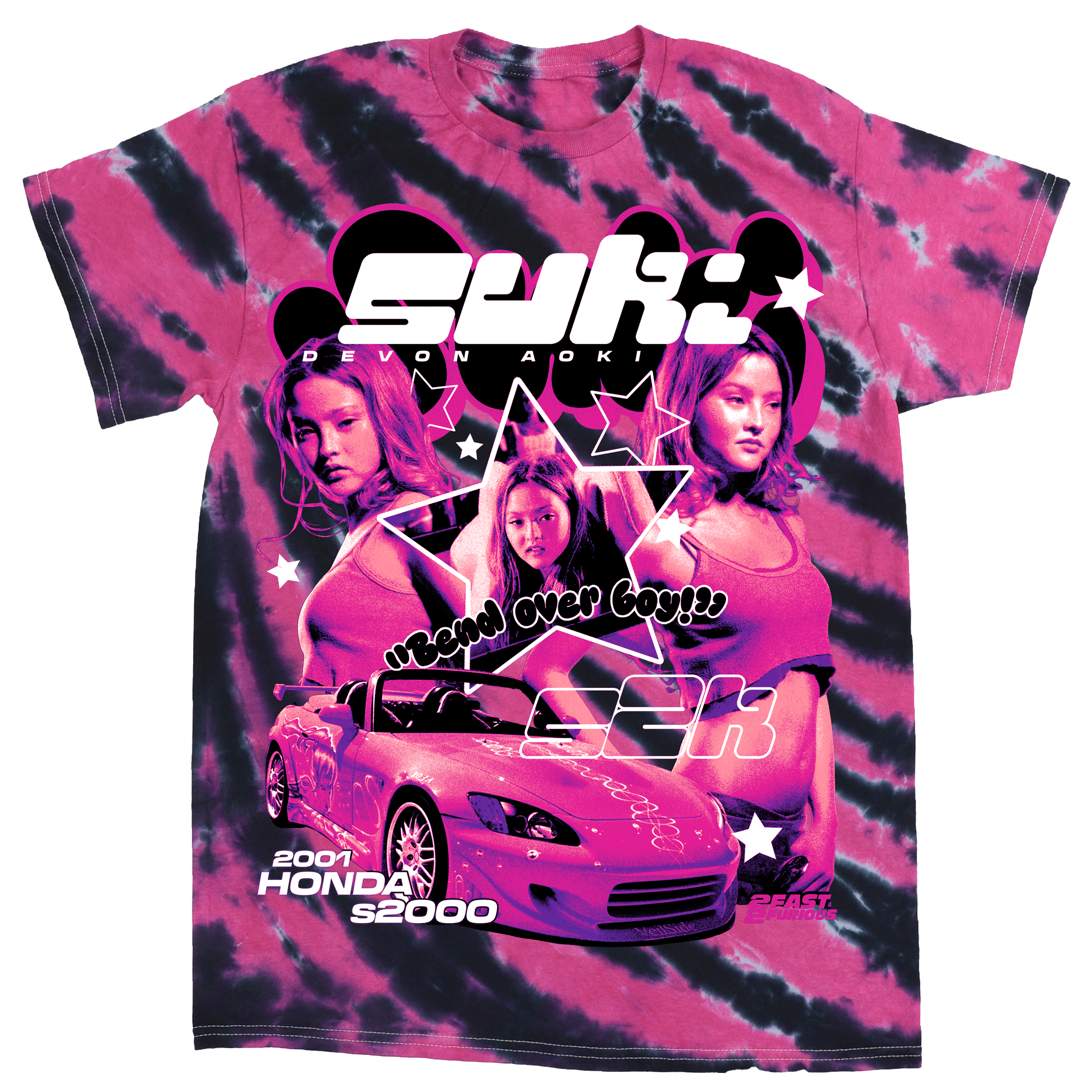 2F2F SUKI PINK TIEDYE PREORDER