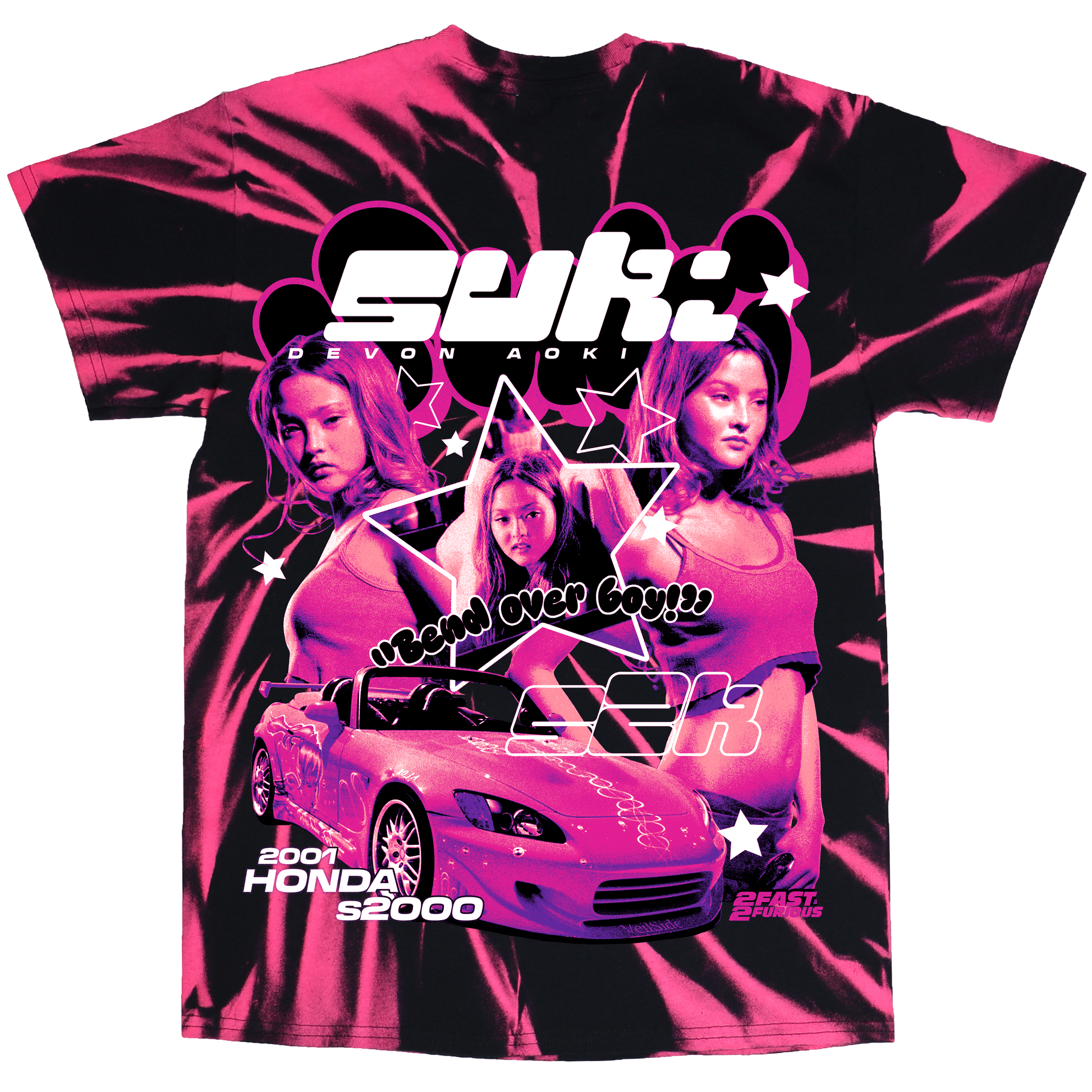 2F2F SUKI BLACK TIEDYE PREORDER