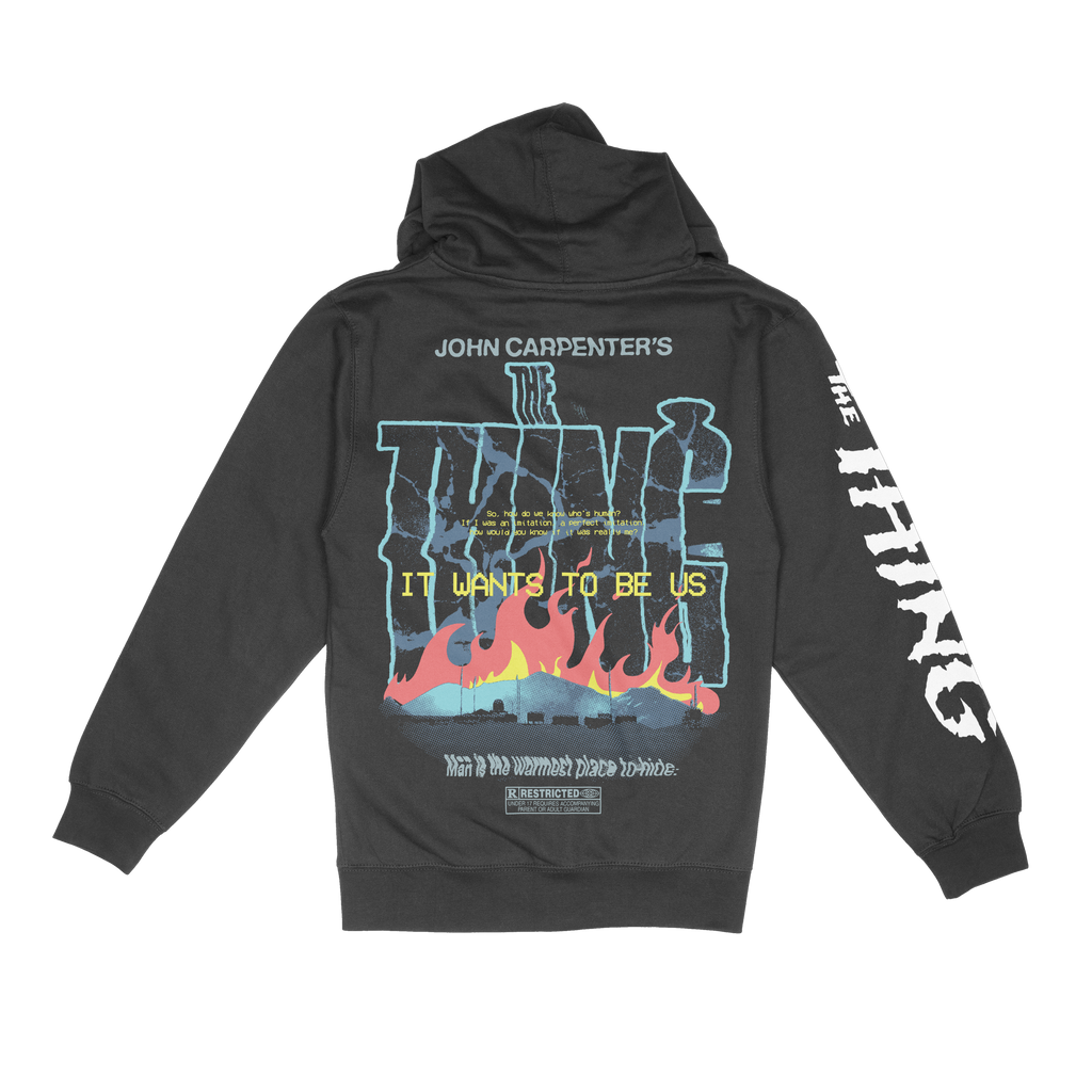ALIEN TERROR ZIP UP HOODIE