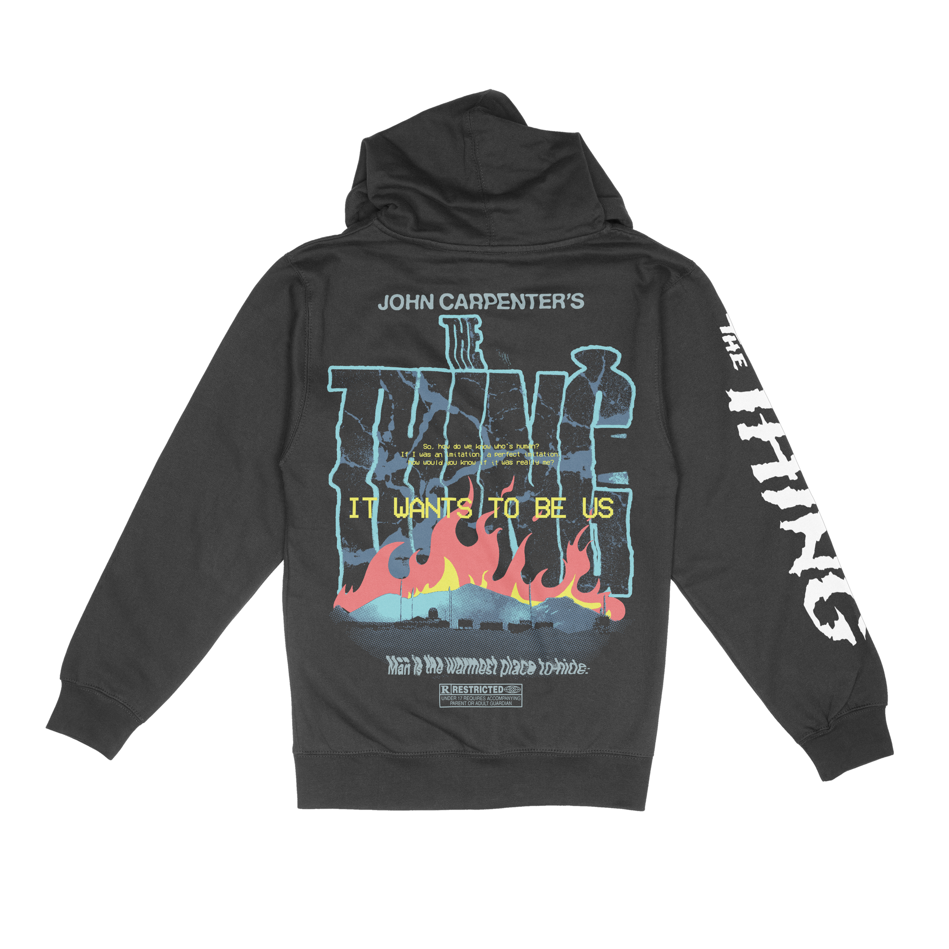 ALIEN TERROR ZIP UP HOODIE