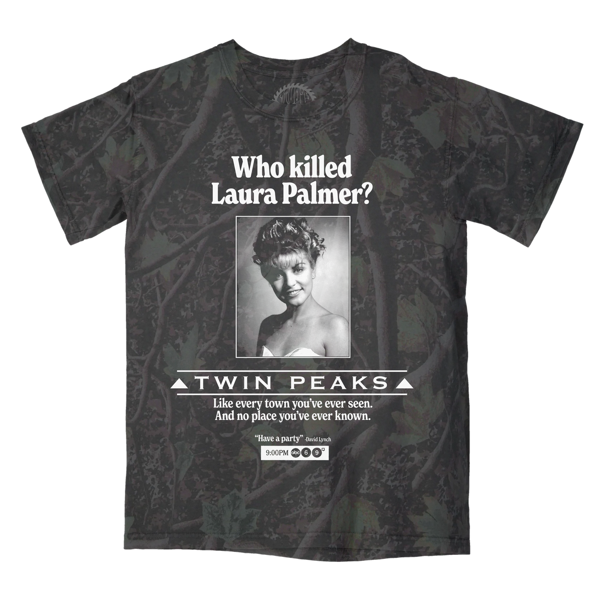 TP LAURA PALMER CAMO TEE PREORDER