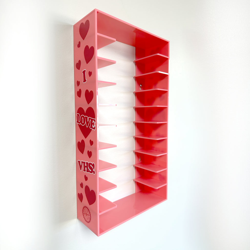 VHS SHELF SOLID PINK <3 VHS