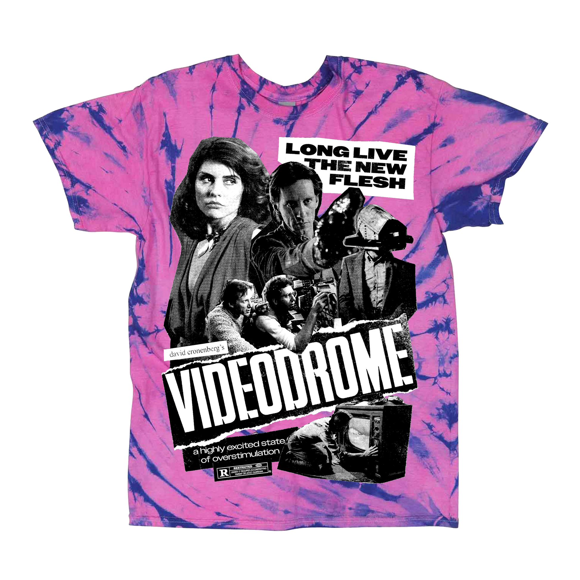 VIDEODROME TIEDYE (COLOR OPTIONS AVAILABLE!)