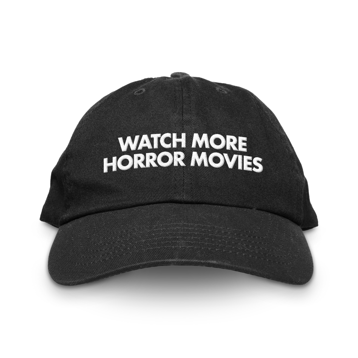 "WATCH MORE" BLACK DAD HAT