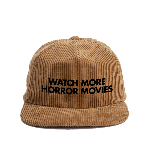 "WATCH MORE" KHAKI CORDUROY HAT