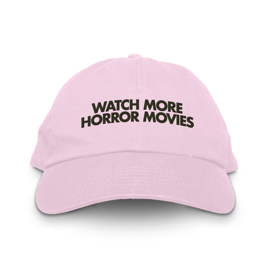 "WATCH MORE" PINK DAD HATS