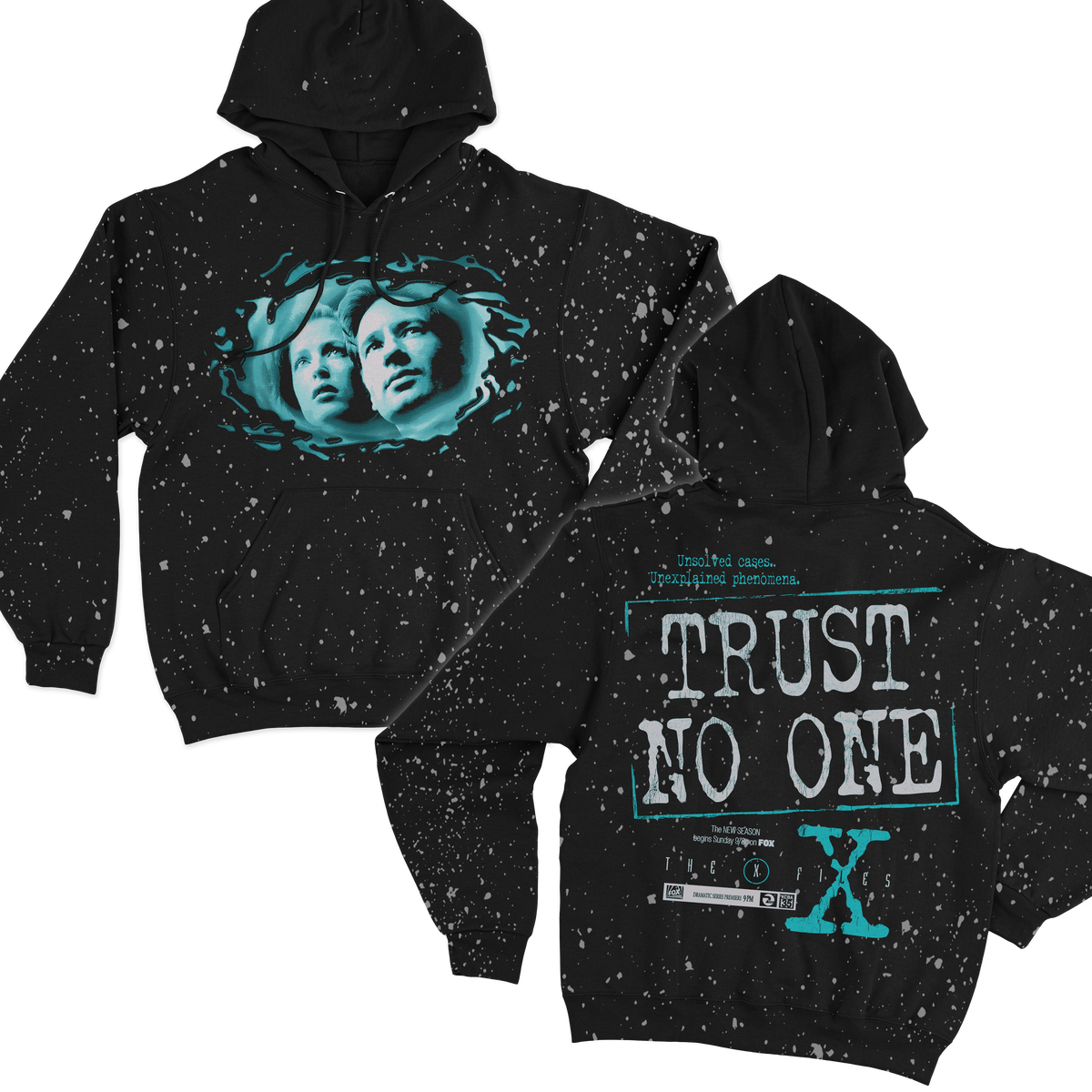 TRUST NO ONE TIEDYE HOODIE PREORDER