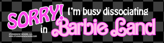BARBIE BUMPER STICKER