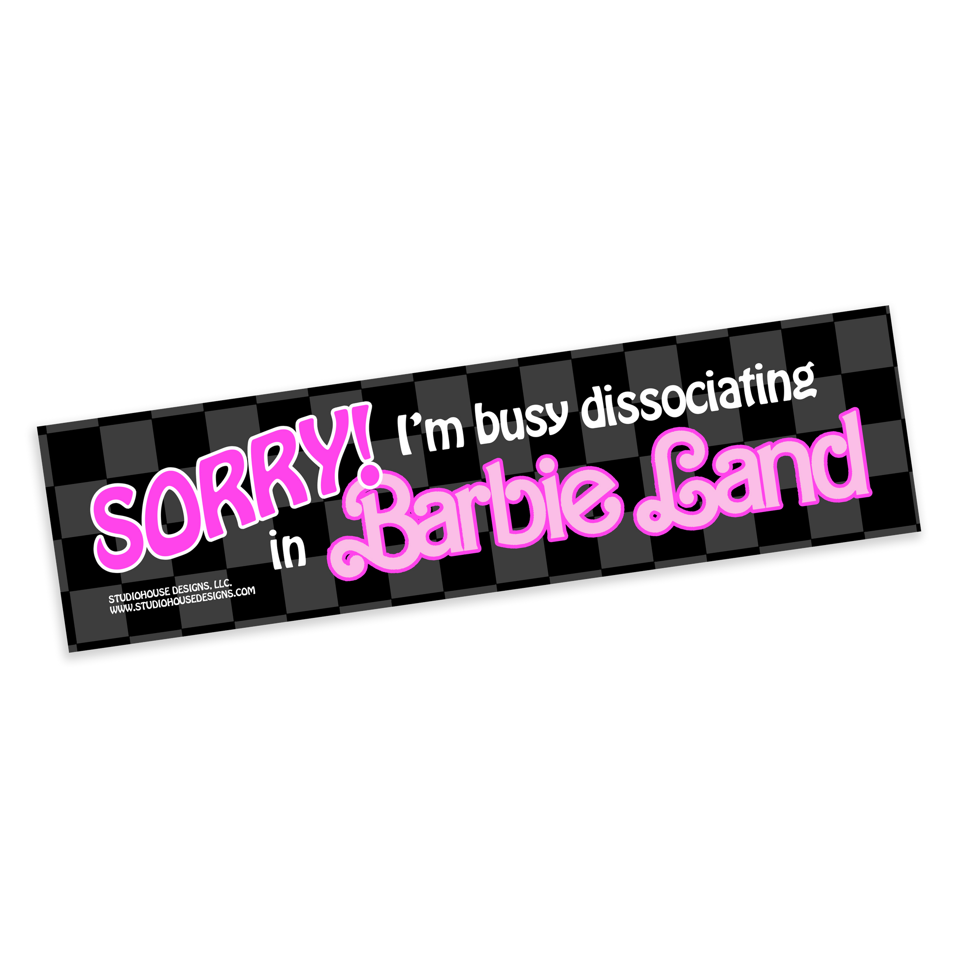 BARBIE BUMPER STICKER