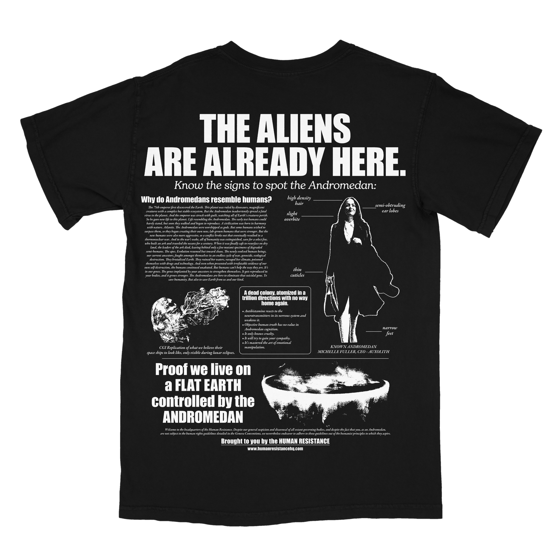 RESISTANCE BLACK TEE PREORDER