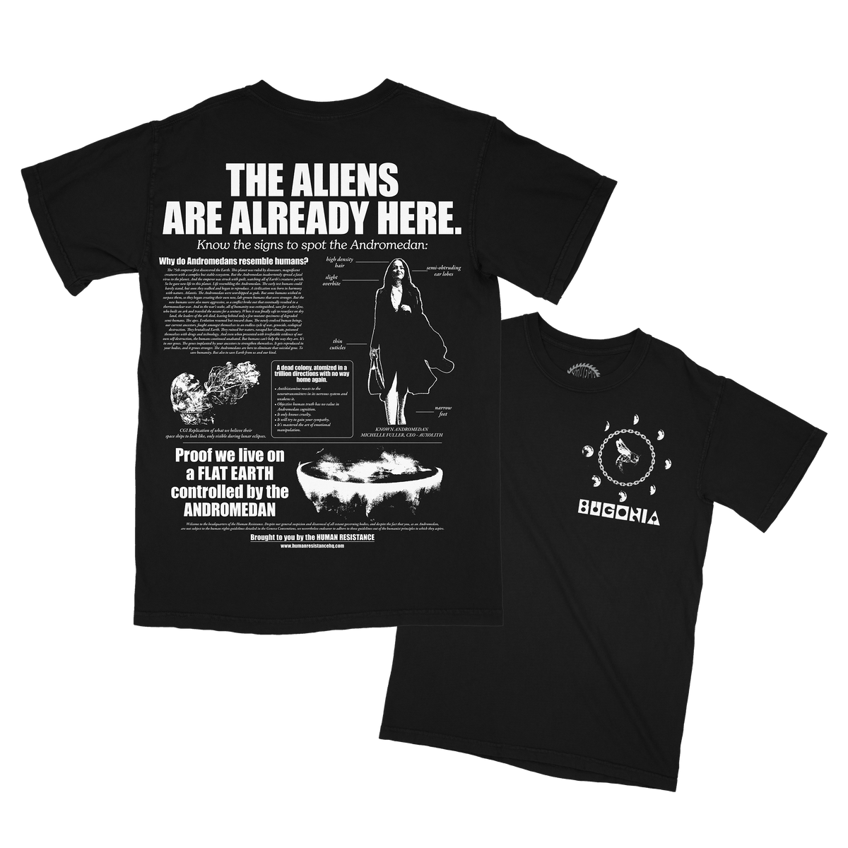 RESISTANCE BLACK TEE PREORDER